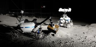 Lunar Rovers Successfully Locate Simulated Water Ice in Artemis Mission Prep