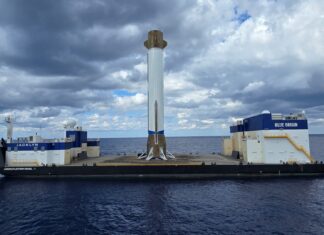 Blue Origin історично успішно здійснив посадку ракети-носія у відкритому морі